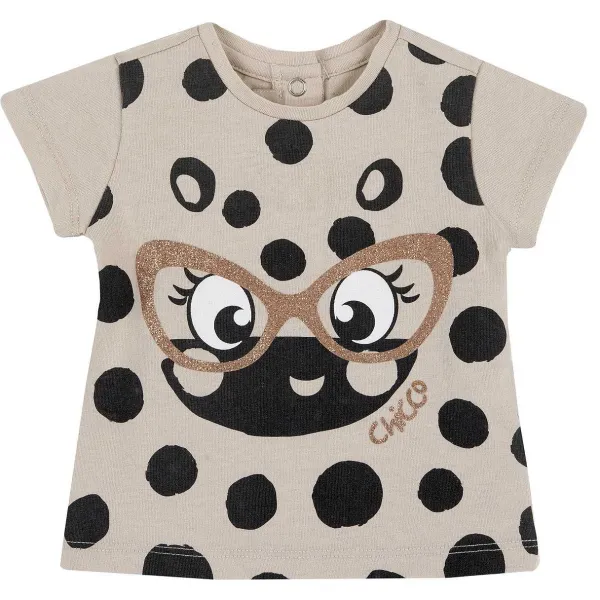 T-Shirt|Chicco T-Shirt Con Stampa Grandi Pois