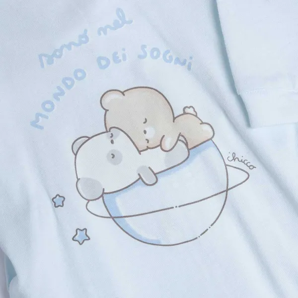 Tutine|Chicco Tutina Aperta Dietro Azzurro Chiaro