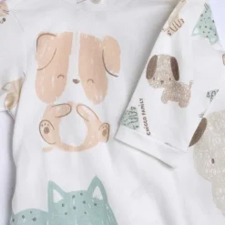 Tutine|Chicco Tutina Aperta Dietro Naturale Stampato