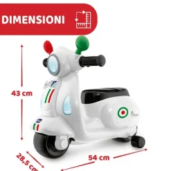 Cavalcabili|Chicco Vespa Primavera Italia Bianco