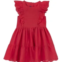 Vestiti|Chicco Vestito In Leggero Cotone Con Manica Volants