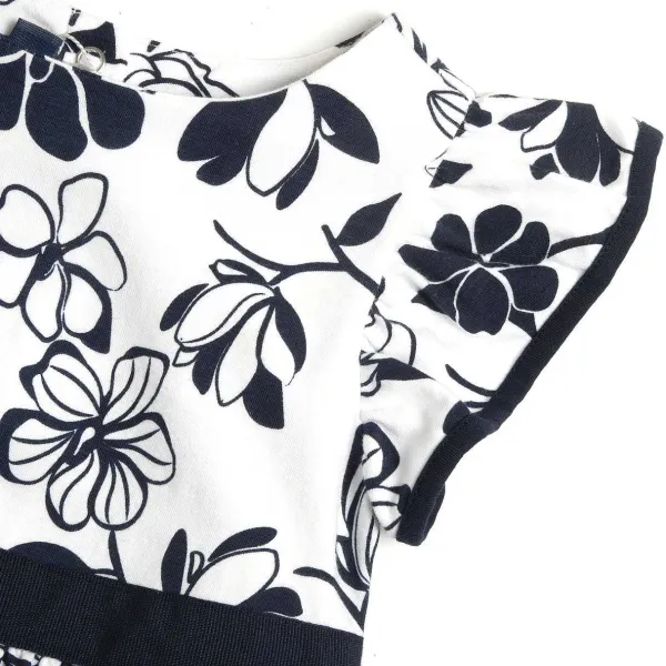 Vestiti|Chicco Vestito Manica Corta In Cotone Fantasia Fiori